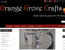 Tablet Screenshot of orangegrovecrafts.com